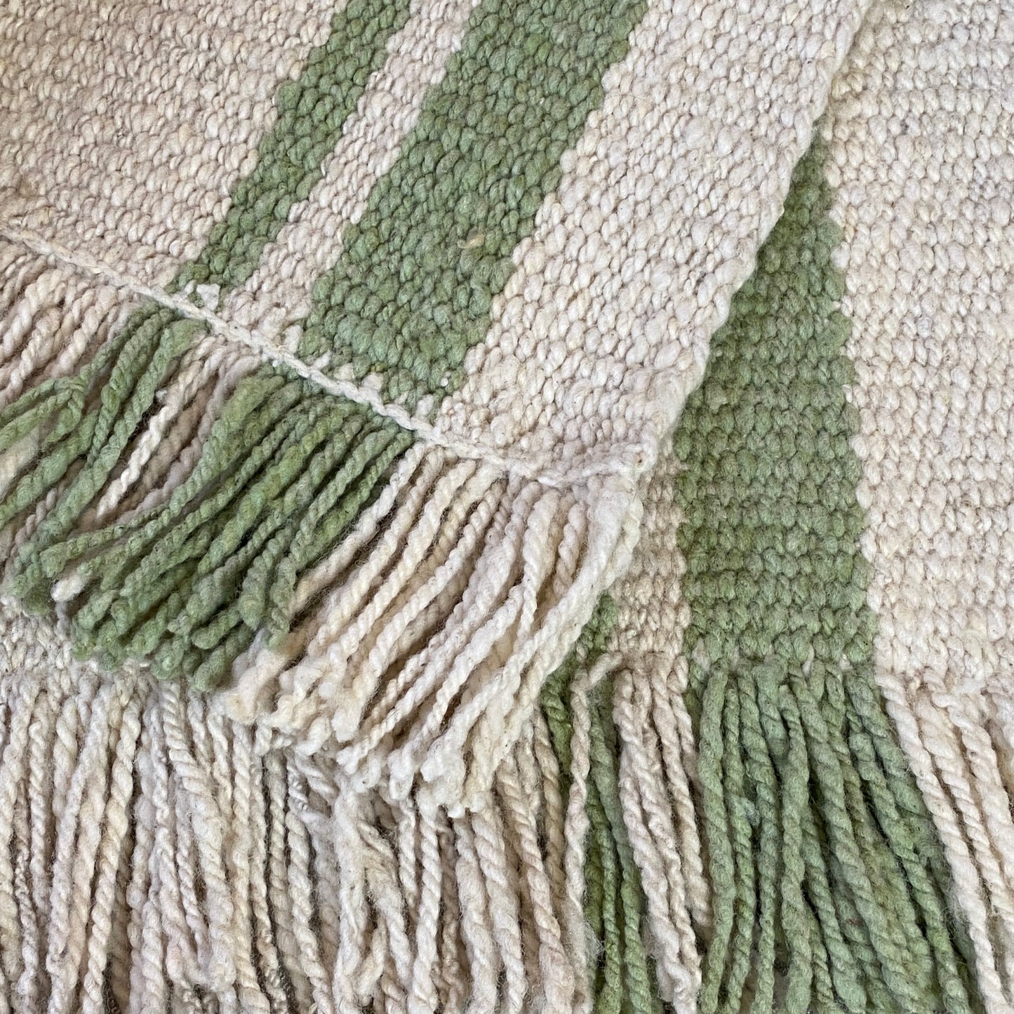 Norte Stripes Throw - Green